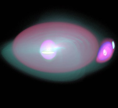 Dijital fraktal resimlerinden birinin resmi