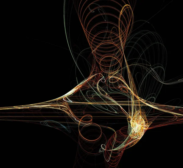 Dijital fraktal resimlerinden birinin resmi