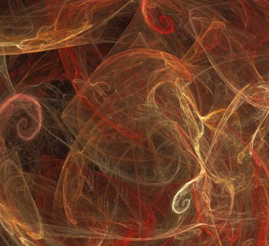 Dijital fraktal resimlerinden birinin resmi