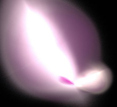 Dijital fraktal resimlerinden birinin resmi