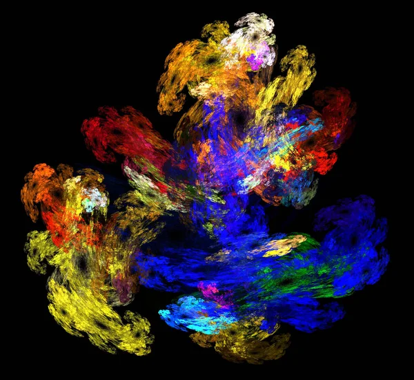 Dijital fraktal resimlerinden birinin resmi