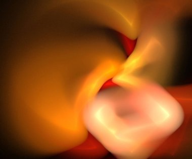 Siyah arkaplanda dijital fraktal