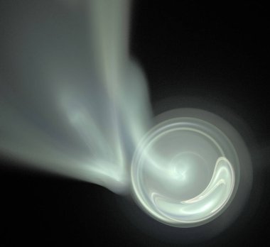 Dijital fraktal resimlerinden birinin resmi