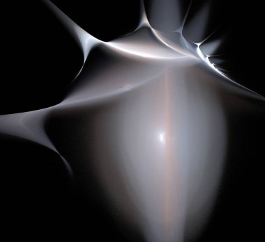 Dijital fraktal resimlerinden birinin resmi