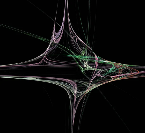 Dijital fraktal resimlerinden birinin resmi