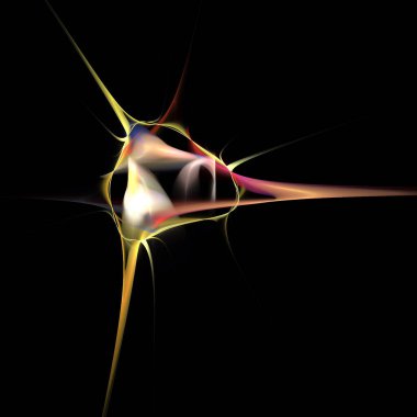 Dijital fraktal resimlerinden birinin resmi