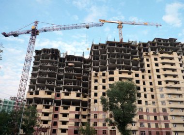 Ev kurak günde vinçle gelişir.