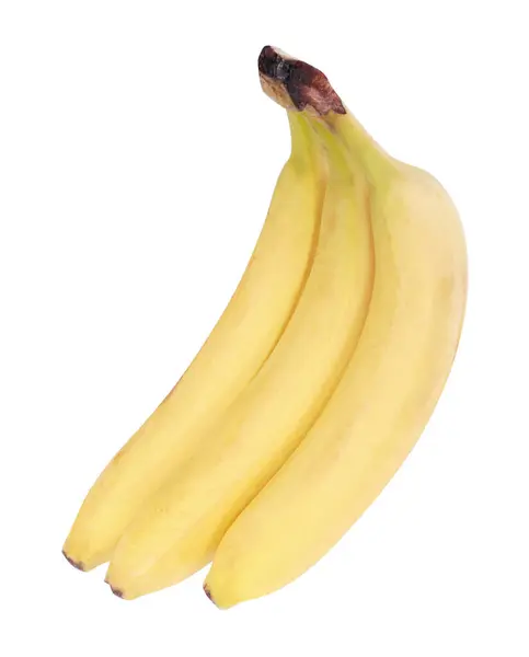 Mnoho Žlutých Banánů Izolovaných — Stock fotografie