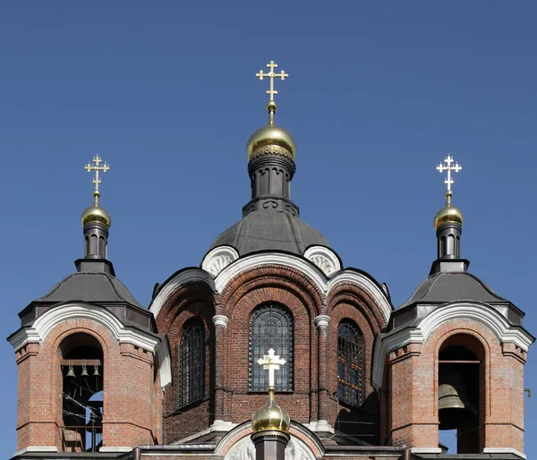 Kirche Bei Tag Auf Himmelshintergrund — Stockfoto