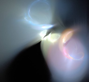 Dijital fraktal resimlerinden birinin resmi