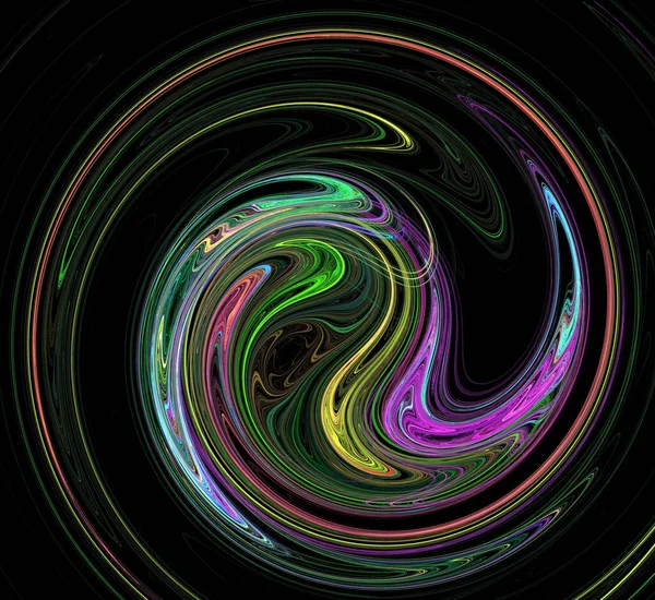 Image One Illustration Digital Fractal — Stock Photo, Image