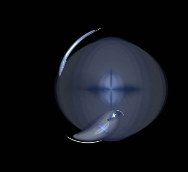 Dijital fraktal resimlerinden birinin resmi