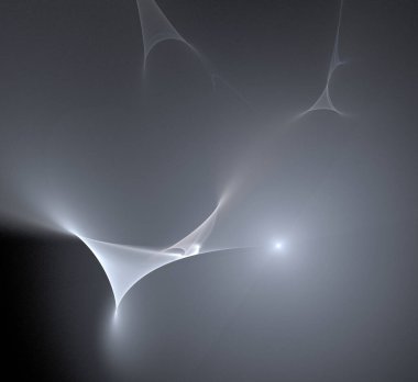 Dijital fraktal resimlerinden birinin resmi