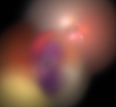 Dijital fraktal resimlerinden birinin resmi