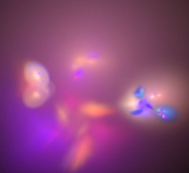 Dijital fraktal resimlerinden birinin resmi