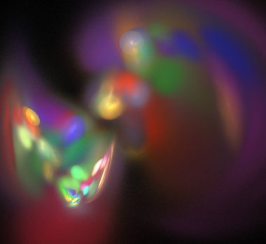 Dijital fraktal resimlerinden birinin resmi