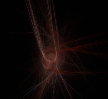 Dijital fraktal resimlerinden birinin resmi