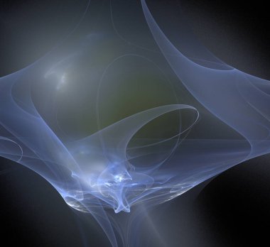 Dijital fraktal resimlerinden birinin resmi