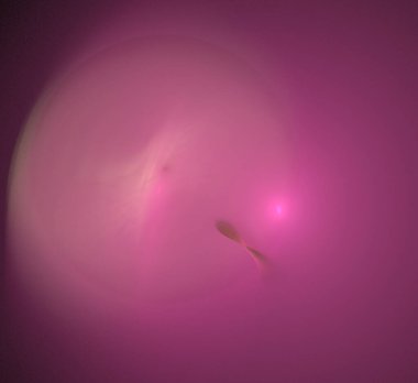 Dijital fraktal resimlerinden birinin resmi