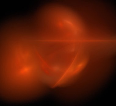 Dijital fraktal resimlerinden birinin resmi