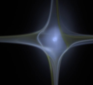 Dijital fraktal resimlerinden birinin resmi