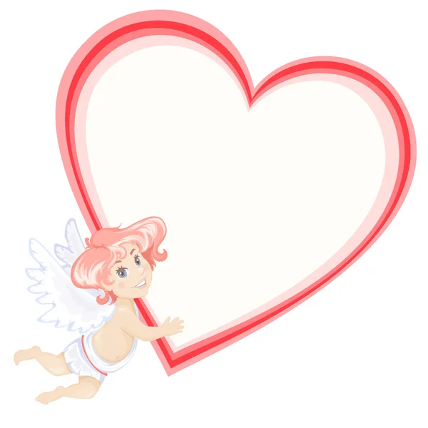 Cupidon mignon — Image vectorielle