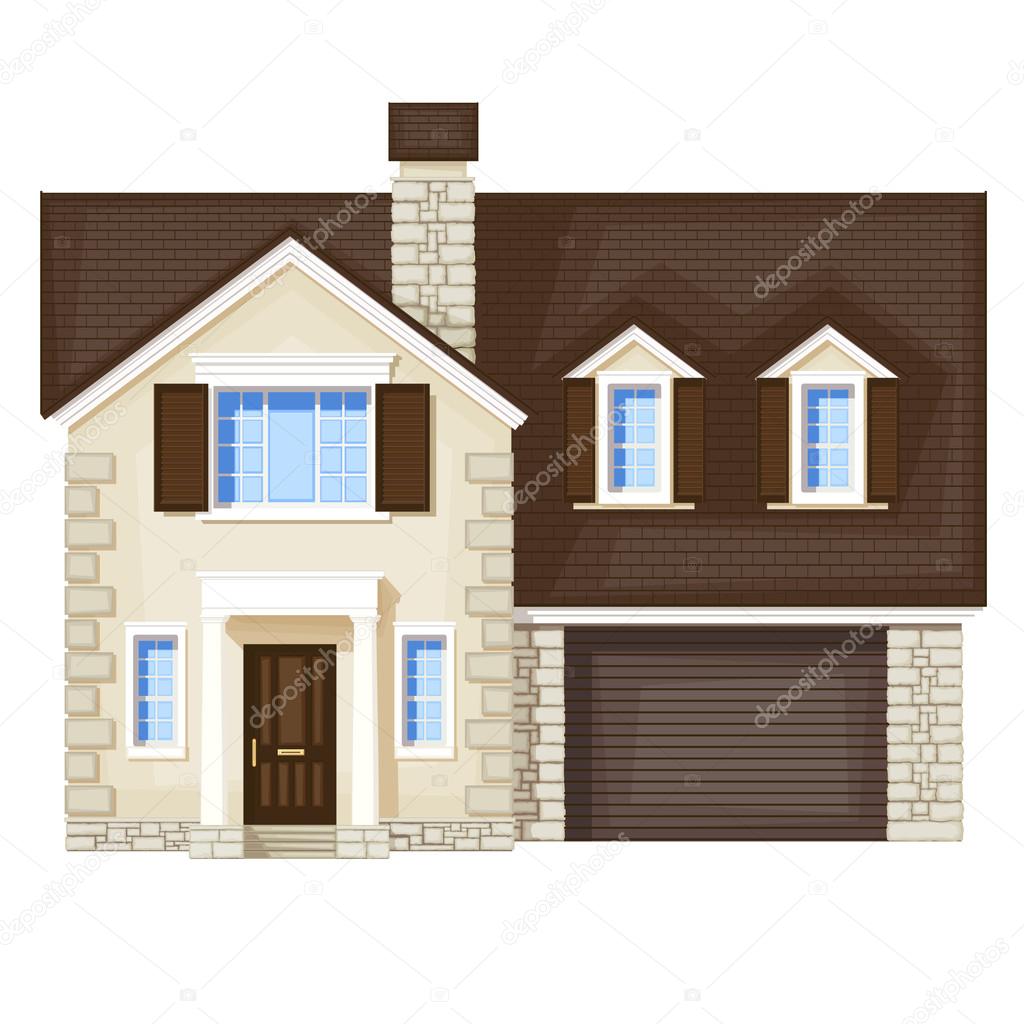 House , vector without gradient