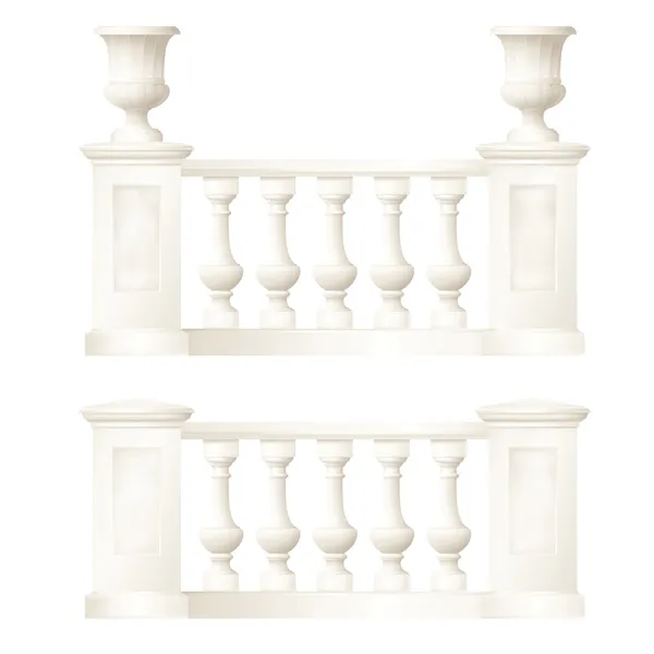 Balustrade,vector drawing — Stock Illustration Balustrade,vector drawing Vector Graphics