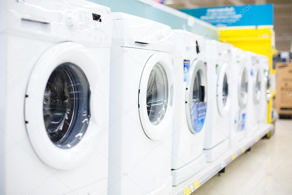 washing machine at the supermarket