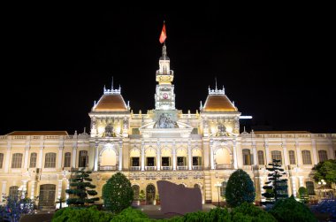 Ho Chi Minh City Hall Saigon içinde doğal görünümünü