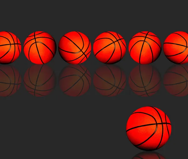 Palloni da basket . — Foto Stock