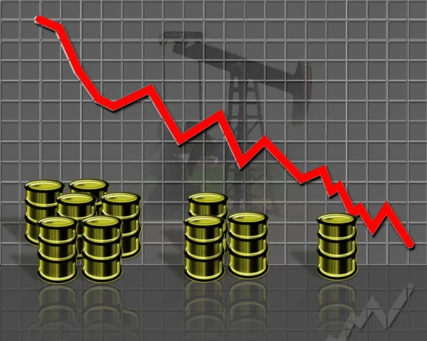 Precios del petróleo . — Foto de Stock