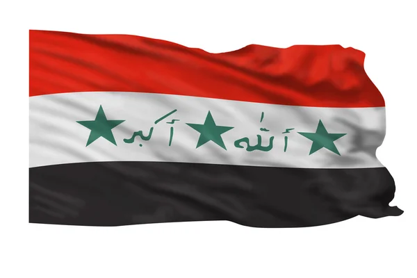 Iraks flagga. — Stockfoto