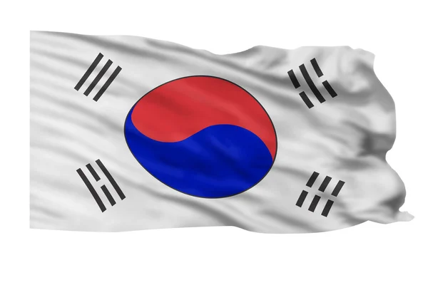 Corea del Sur bandera . — Foto de Stock