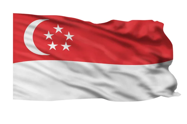 Bandeira de Singapura . — Fotografia de Stock
