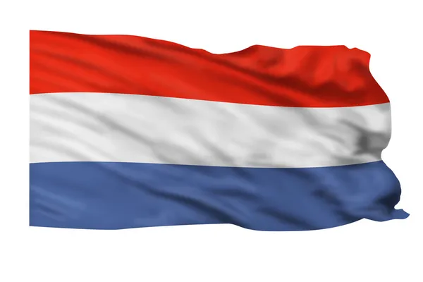 Vlag van Nederland. — Stockfoto