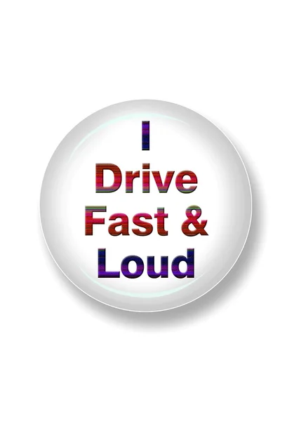Rijden snel en luid. — Stockfoto