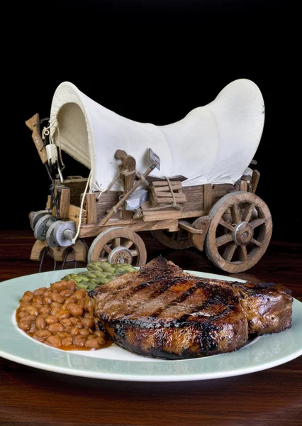 Chuletas de cerdo gruesas . —  Fotos de Stock