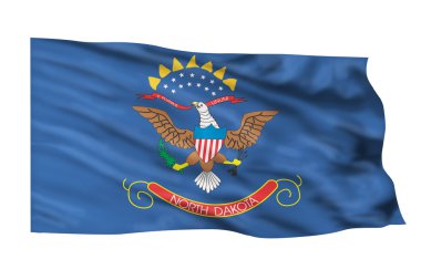 Kuzey dakota bayrağı.