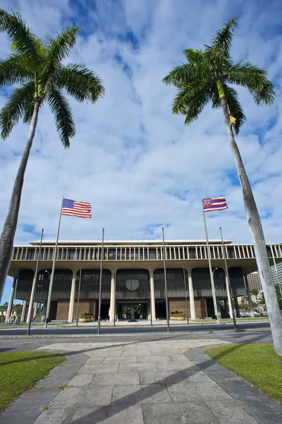 Edifício capital do Hawaii state. — Fotografia de Stock