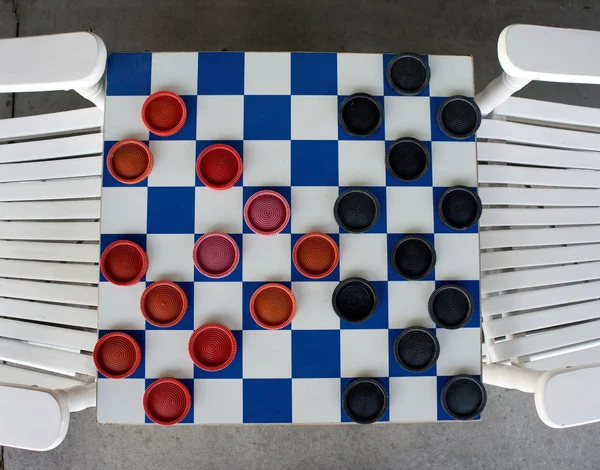 Checkerboard Game. — Stock Photo, Image