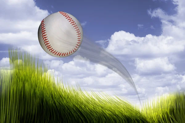 Baseball home run. — Foto Stock