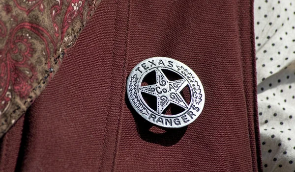 Texas Ranger Abzeichen. — Stockfoto