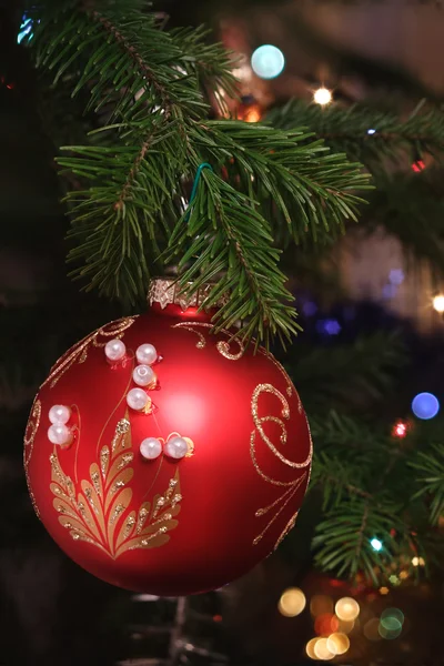 Decorações de árvore de Natal — Fotografia de Stock