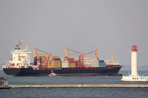 Big bulk-carrier with cardo — Stock Photo, Image