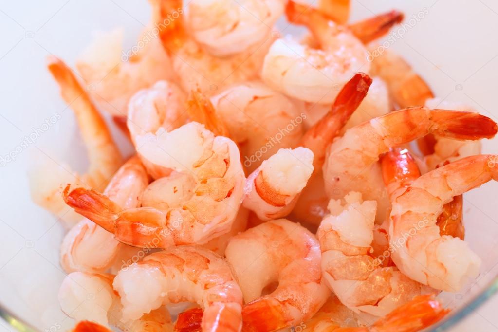 Some prepared shrimps