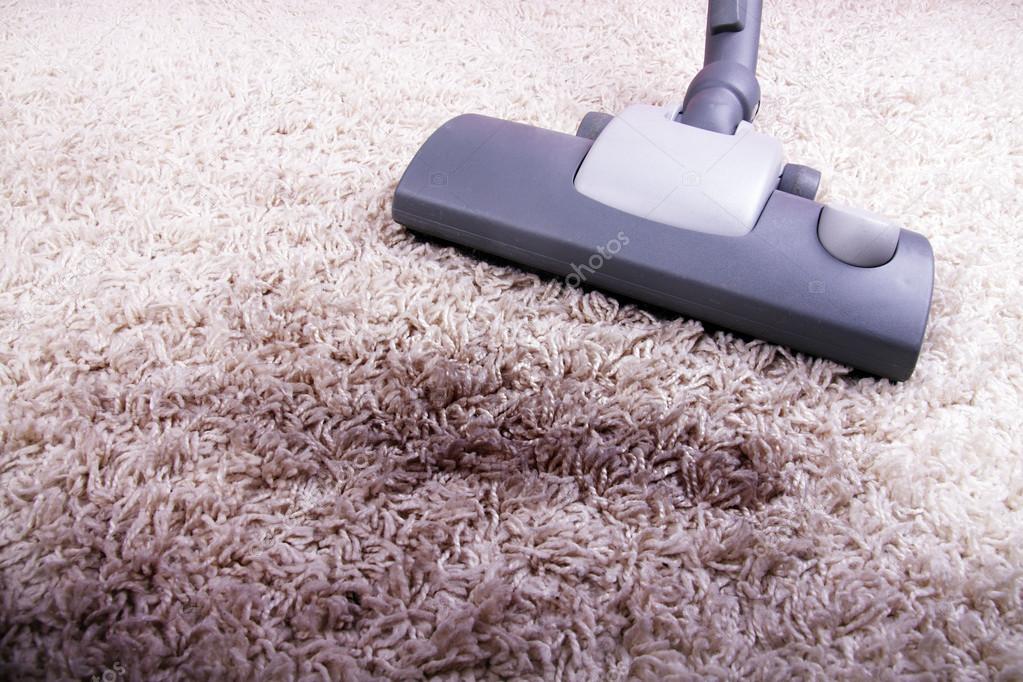 Vacuuming Very Dirty Carpet Stock Photo, Cleaning A Very Dirty Rug