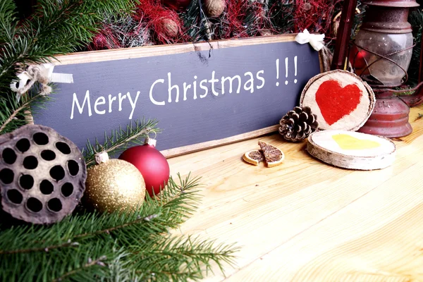 Veselé vánoční přání — Stock fotografie