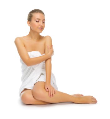 izole sağlıklı genç kız