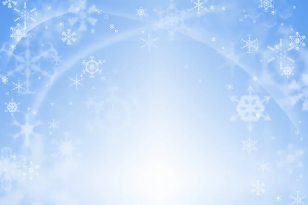 Blue abstract winter background — Stock Photo, Image